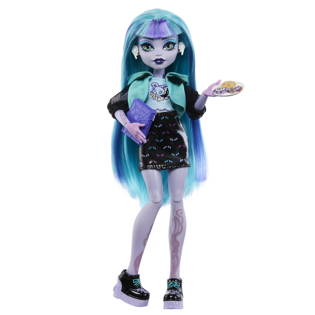 Lelle ar pārsteigumiem Monster High Skulltimates Neon Frights Twyla цена и информация | Rotaļlietas meitenēm | 220.lv