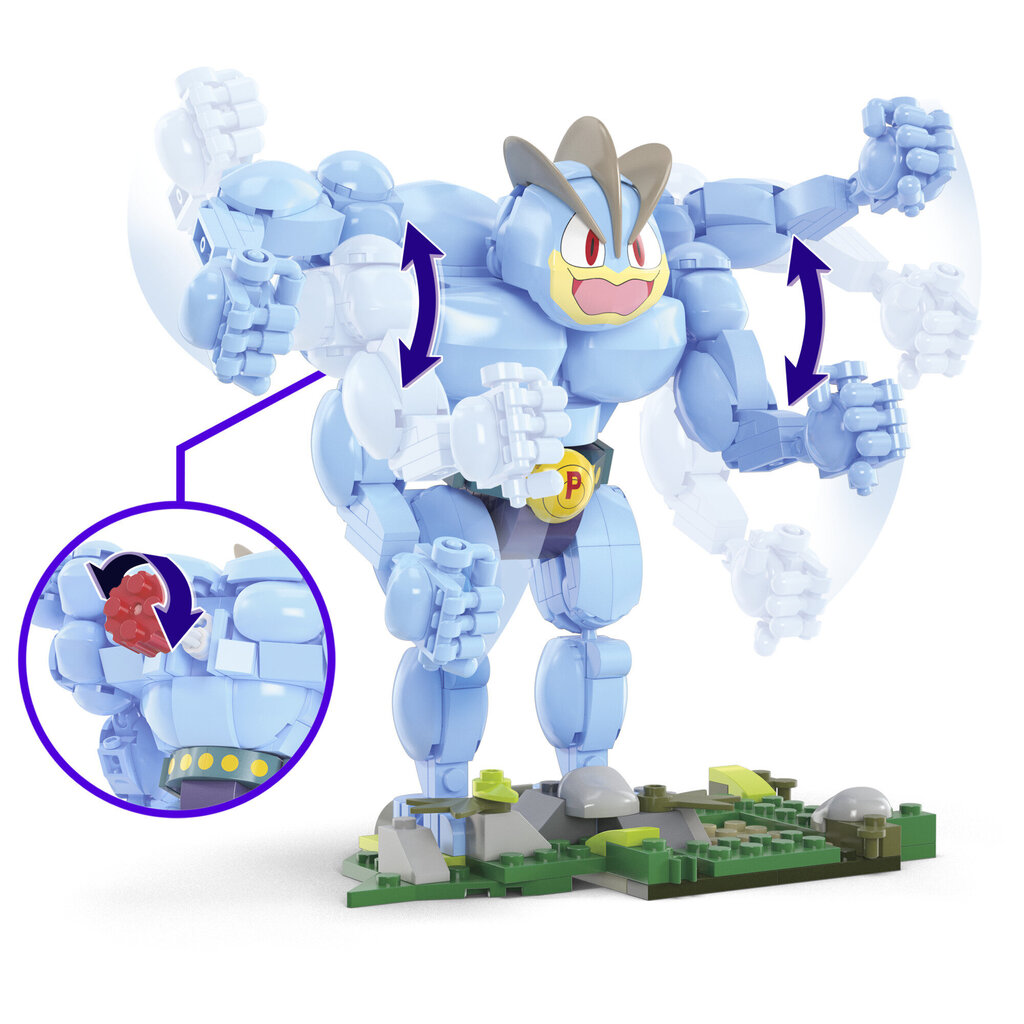 Konstruktors - pokemons Mega Construx Pokemon, Machamp, 401 det. cena un informācija | Rotaļlietas zēniem | 220.lv