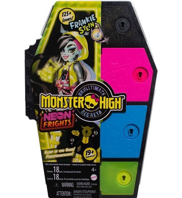 Lelle ar pārsteigumiem Monster High Skulltimates, Frankie Stein цена и информация | Rotaļlietas meitenēm | 220.lv