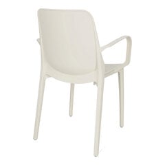 Кресло Ginevra с подлокотниками из белого пластика цена и информация | Стулья для кухни и столовой | 220.lv