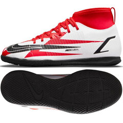 Futbola apavi Nike Mercurial Superfly 8 Club CR7 IC Jr DB0930 600, balti cena un informācija | Futbola apavi | 220.lv