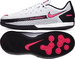 Apavi futbolam Nike Phantom GT Academy IC Jr CK8480, balti cena un informācija | Futbola apavi | 220.lv