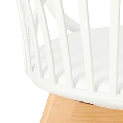 Кресло Sirena с подлокотниками белого цвета цена и информация | Стулья для кухни и столовой | 220.lv