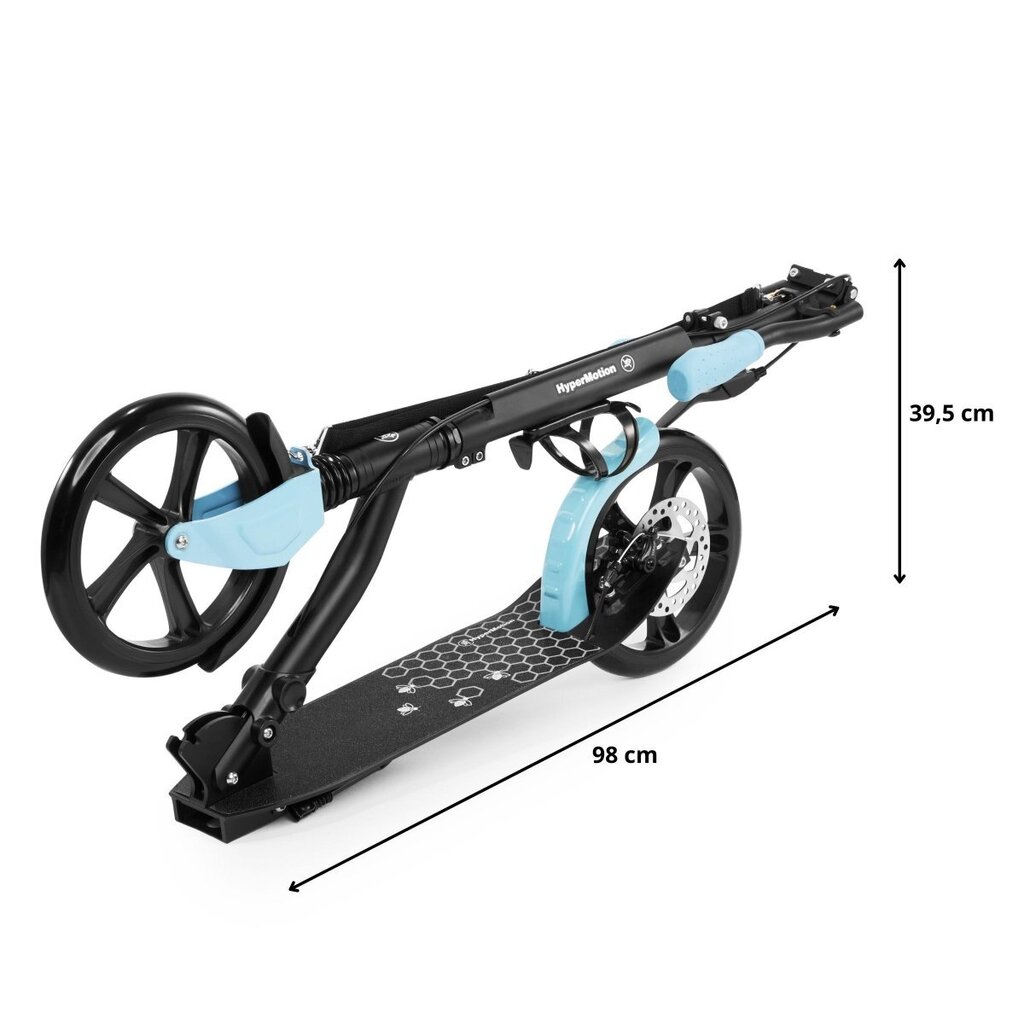 Divriteņu skrejritenis HyperMotion, melns/zils цена и информация | Skrejriteņi | 220.lv