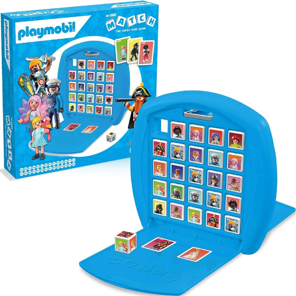 Puzzles spēle Winning Moves Top Trumps Match Playmobil Strategic Party Blue cena un informācija | Galda spēles | 220.lv