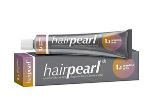 Skropstu un uzacu krāsa Hairpearl, Nr. 1.1 Graphite Grey, 20 ml цена и информация | Карандаши, краска для бровей | 220.lv