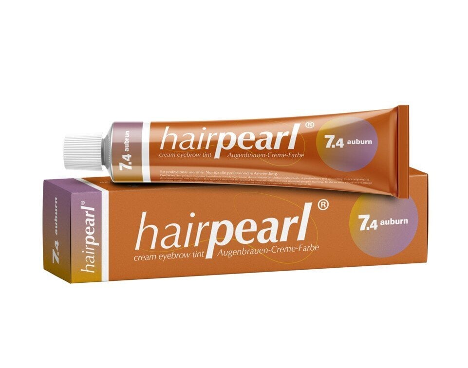 Skropstu un uzacu krāsa Hairpearl, Nr. 7.4 Auburn, 20 ml cena un informācija | Uzacu krāsas, zīmuļi | 220.lv