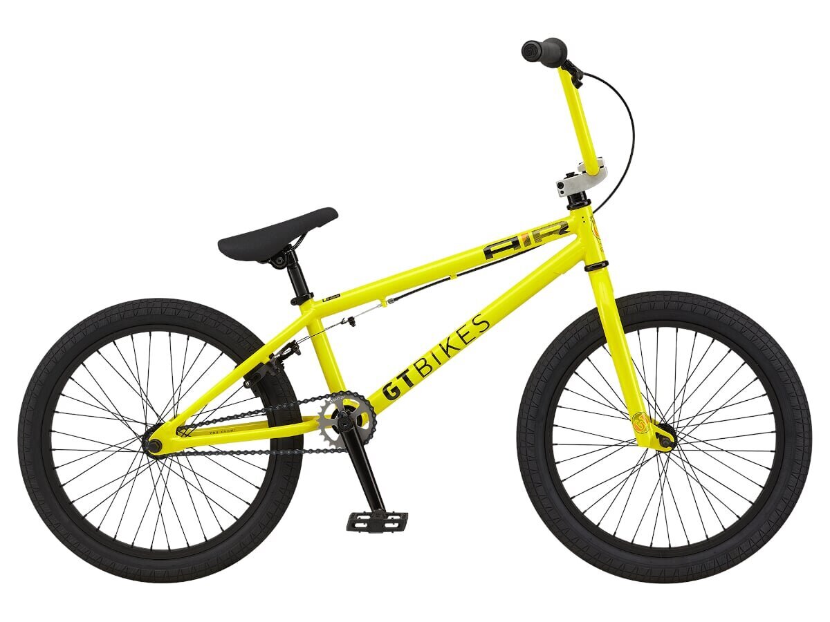 Bērnu BMX velosipēds GT Bikes Air 20", dzeltens cena un informācija | Velosipēdi | 220.lv