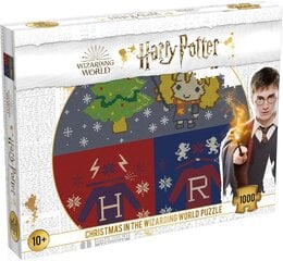 Puzle Winning Moves Harija Potera Ziemassvētki Hogvartsā, 1000 d. cena un informācija | Puzles, 3D puzles | 220.lv