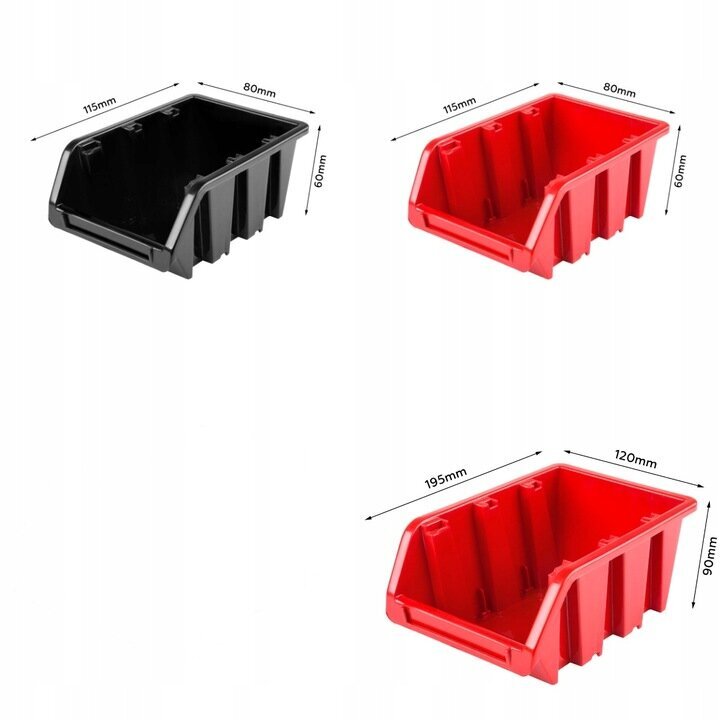 Instrumentu siena ar dažādiem plauktiem Fluxar 001 117x78 cm cena un informācija | Instrumentu kastes | 220.lv