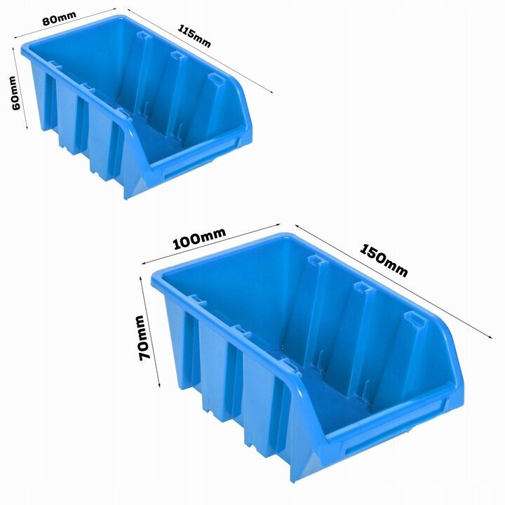 Instrumentu siena ar dažādiem plauktiem Fluxar 006 58x78cm cena un informācija | Instrumentu kastes | 220.lv