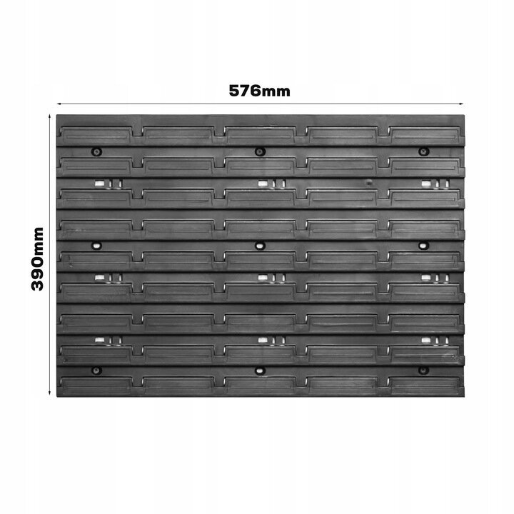 Instrumentu siena ar dažādiem plauktiem Fluxar 008 173x78cm цена и информация | Instrumentu kastes | 220.lv