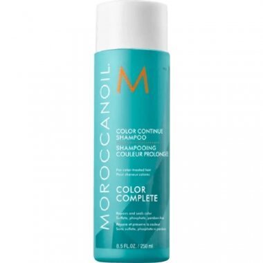 Krāsas saglabāšanas šampūns krāsotiem matiem MoroccanOil Сolor Сomplete shampoo, 250 ml цена и информация | Šampūni | 220.lv
