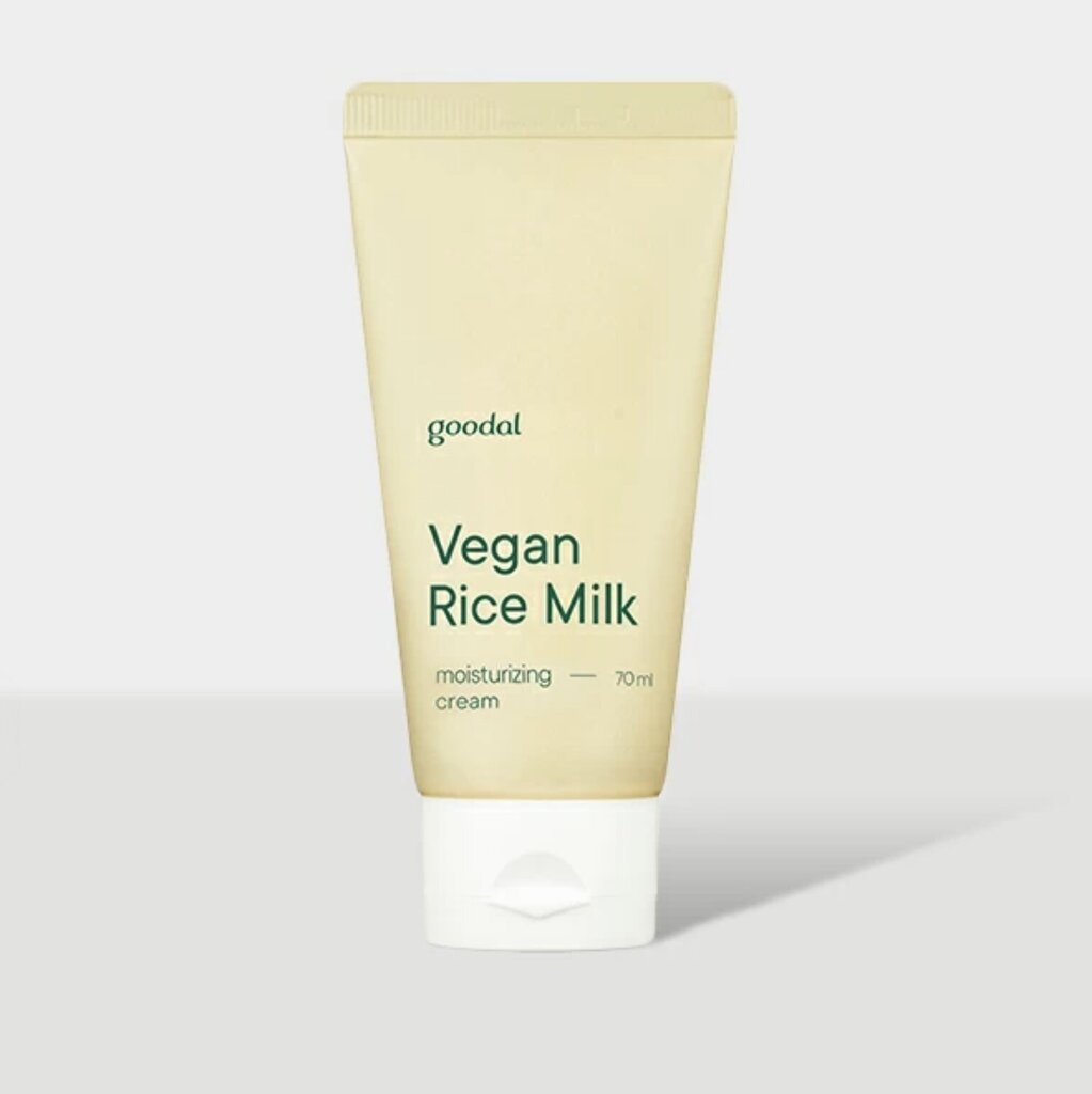 Mitrinošs sejas krēms sausai ādai Goodal Vegan Rice Milk Moisturizing Cream, 70 ml cena un informācija | Sejas krēmi | 220.lv