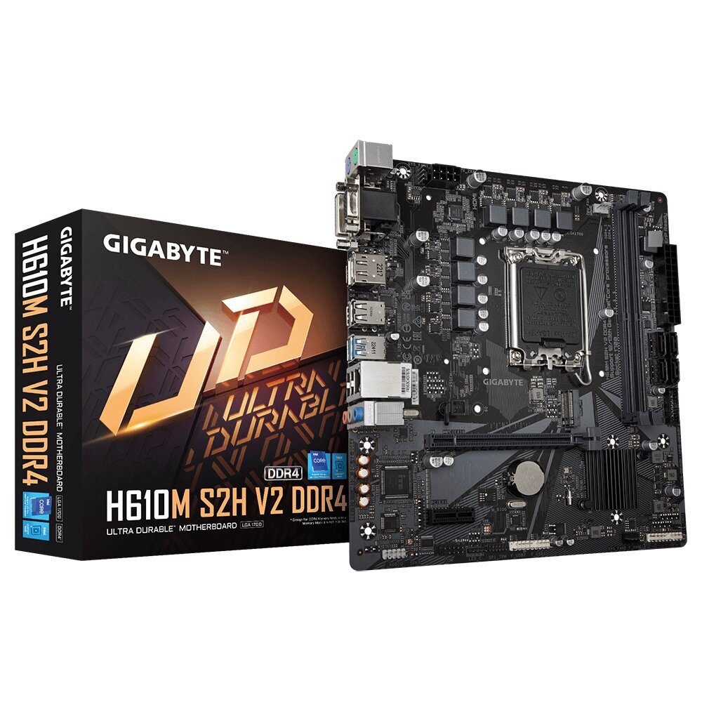 Gigabyte H610M S2H V2 DDR4 cena un informācija | Mātesplates | 220.lv