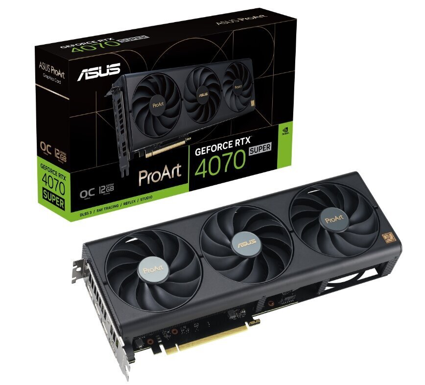 Asus ProArt GeForce RTX 4070 Super (90YV0KC4-M0NA00) cena un informācija | Videokartes (GPU) | 220.lv