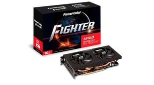 PowerColor Fighter AMD Radeon RX 7600 XT (RX7600XT 16G-F) cena un informācija | Videokartes (GPU) | 220.lv