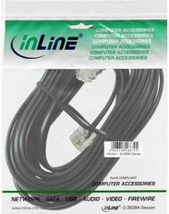 InLine, RJ11, 6 m цена и информация | Кабели и провода | 220.lv