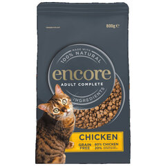 Encore Adult Complete pieaugušiem kaķiem ar vistu, 800 g цена и информация | Сухой корм для кошек | 220.lv