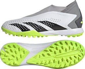 Futbola apavi Adidas Predator Accuracy.3 LL TF, 42 2/3. izmērs, pelēki/zaļi cena un informācija | Futbola apavi | 220.lv