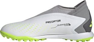 Futbola apavi Adidas Predator Accuracy.3 LL TF, 43 1/3. izmērs, pelēki/zaļi цена и информация | Футбольные ботинки | 220.lv