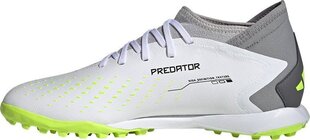 Futbola apavi Adidas Predator Accuracy.3 TF, 39 1/3. izmērs, pelēki/zaļi cena un informācija | Futbola apavi | 220.lv