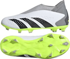 Детские футбольные бутсы Adidas Predator Accuracy.3 LL FG Jr, размер 30, серый/зеленый цвет цена и информация | Футбольные бутсы Adidas Nemeziz 19.4 In J, зеленые | 220.lv