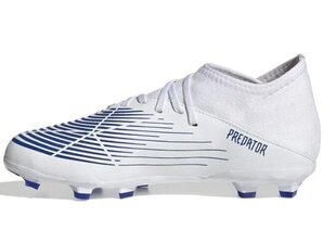 Futbola apavi bērniem Adidas Predator Edge .3 FG, balti cena un informācija | Futbola apavi | 220.lv