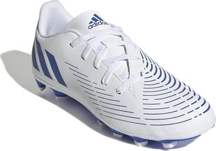 Futbola apavi bērniem Adidas Predator Edge.4 FxG J, 28. izmērs, balti cena un informācija | Futbola apavi | 220.lv