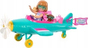 Lelles Čelsijas lidmašīnas komplekts Barbie cena un informācija | Rotaļlietas meitenēm | 220.lv