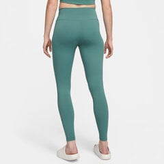 Женские тренировочные леггинсы Nike ONE, морской зеленый цвет цена и информация | Спортивная одежда для женщин | 220.lv