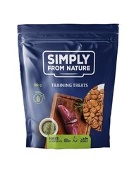 Simply from nature training treats с зайчатиной и зеленым чаем, 3х300 г цена и информация | Лакомства для собак | 220.lv