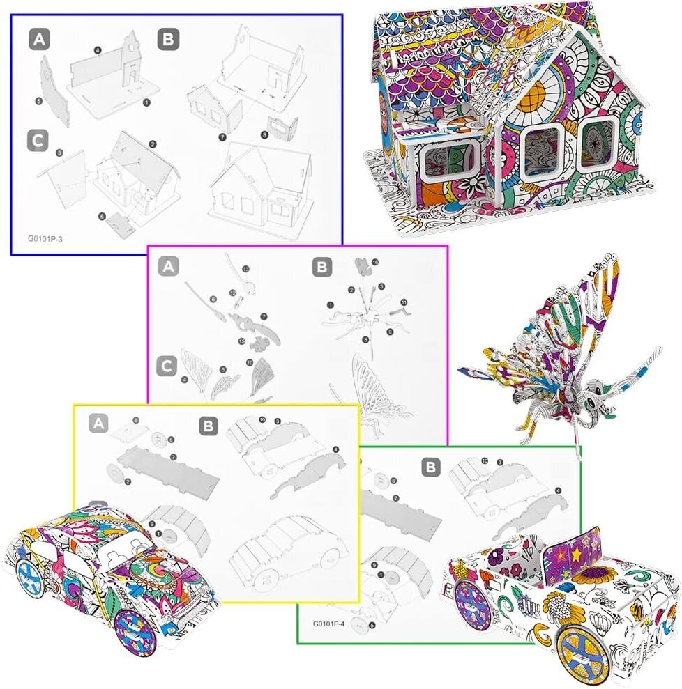 3D puzle bērniem cena un informācija | Puzles, 3D puzles | 220.lv