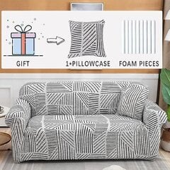 Чехол на 2-местный диван Joydream с линейным рисунком цена и информация | Чехлы для мебели | 220.lv