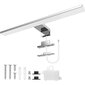 LED vannas istabas spoguļgaisma Aorow10W 40cm IP44 cena un informācija | Sienas lampas | 220.lv