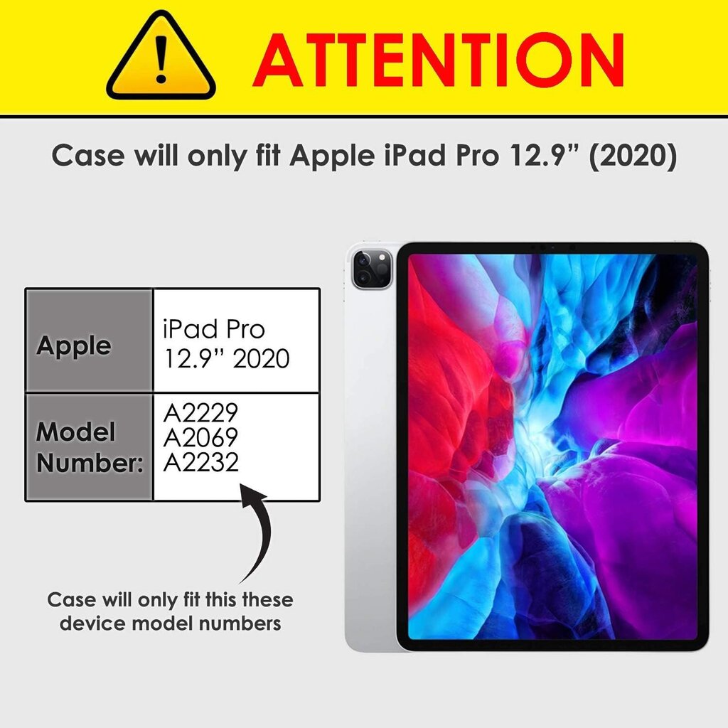 FC futrālis iPad Pro 12.9 2020 cena un informācija | Somas, maciņi | 220.lv