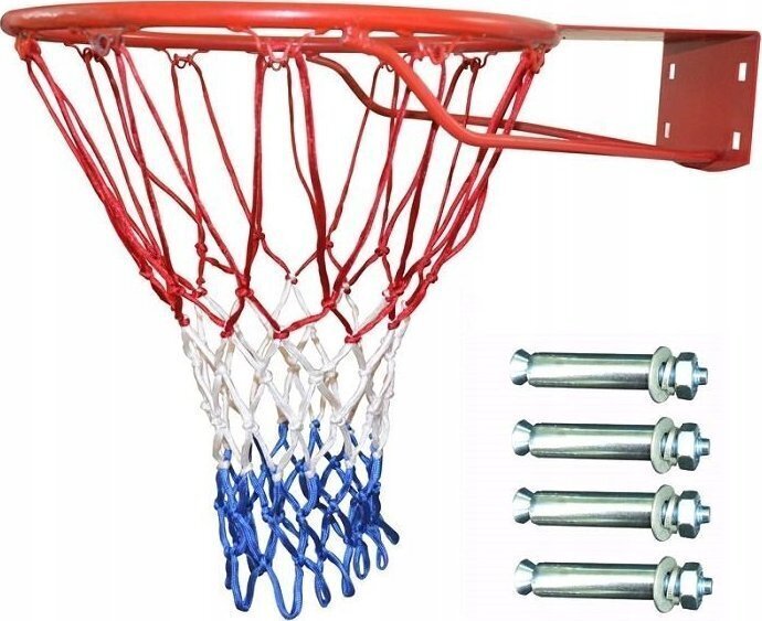 Basketbola grozs ar tīklu Master, 45 cm cena un informācija | Citi basketbola aksesuāri | 220.lv