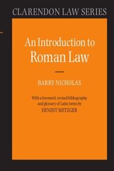 Introduction to Roman Law cena un informācija | Ekonomikas grāmatas | 220.lv