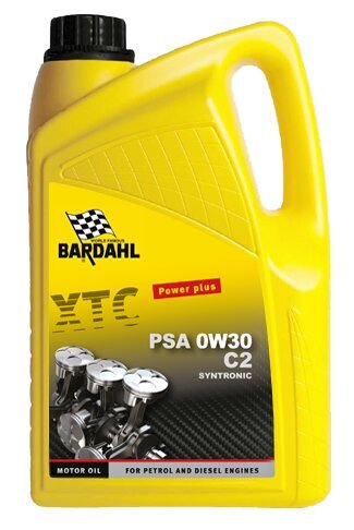 Eļļa Bardahl XTC PSA 0W30 C2 5l 54255 cena un informācija | Motoreļļas | 220.lv