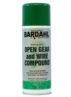 Aerosola smērviela Bardahl Open Gear and Wire (melna) 0,4 l (72204) cena un informācija | Auto eļļu piedevas | 220.lv
