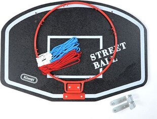 Баскетбольная доска с кольцом Kimet Street Ball, 60x40 см цена и информация | Баскетбольные щиты | 220.lv