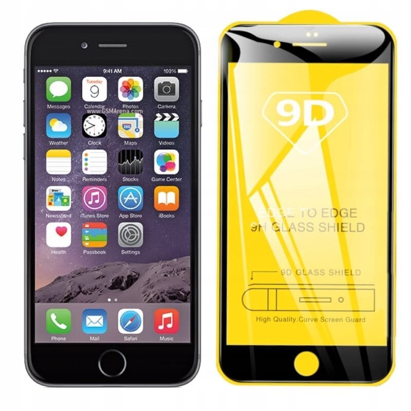 9D Apple iPhone 6/6S цена и информация | Ekrāna aizsargstikli | 220.lv