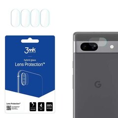 Защитное стекло для телефона Google Pixel 7A 5G - 3mk Lens Protectionâ¢ цена и информация | Защитные пленки для телефонов | 220.lv