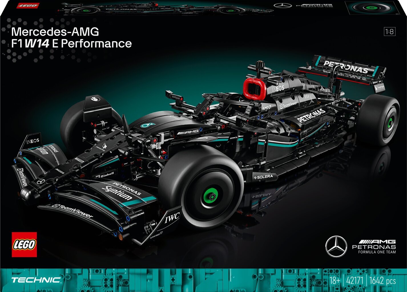 42171 LEGO® Technic Mercedes-AMG F1 W14 E Performance cena un informācija | Konstruktori | 220.lv