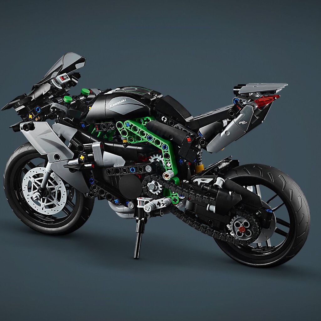 42170 LEGO® Technic Motocikls Kawasaki Ninja H2R цена и информация | Konstruktori | 220.lv