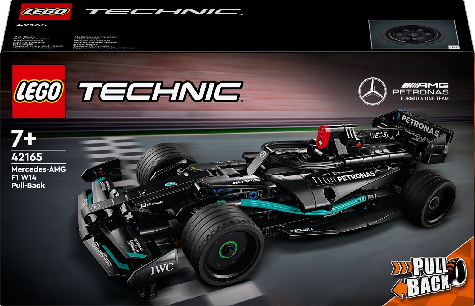 42165 LEGO® Technic Mercedes-AMG F1 W14 E Performance Pull-Back цена и информация | Konstruktori | 220.lv