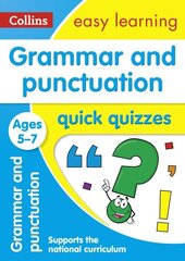 Grammar & Punctuation Quick Quizzes Ages 5-7: Ideal for Home Learning цена и информация | Книги для подростков и молодежи | 220.lv