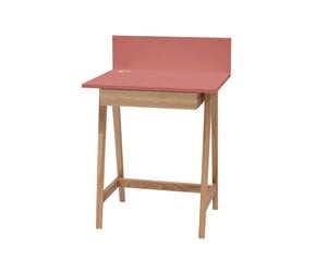 Rakstāmgalds Luka, 65x50cm, antīki rozā cena un informācija | Datorgaldi, rakstāmgaldi, biroja galdi | 220.lv