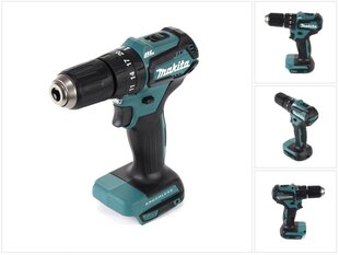 Аккумуляторная ударная дрель Makita DHP 483 Z, 18 В, 40 нм без аккумулятора и зарядного устройства цена и информация | Шуруповерты, дрели | 220.lv