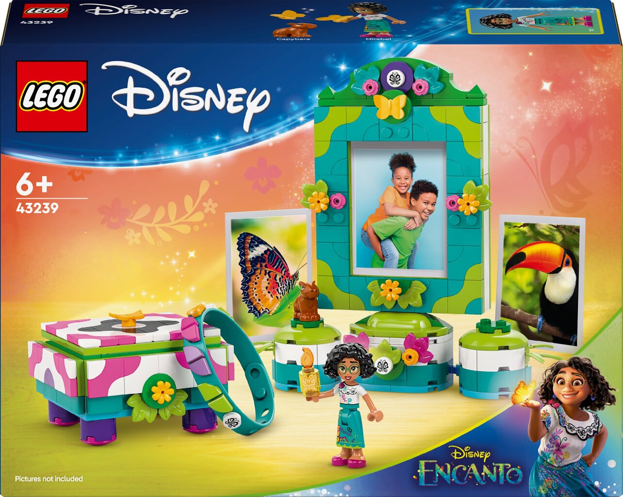 43239 LEGO® Disney Classic Mirabellas foto rāmītis un rotaslietu kārbiņa cena un informācija | Konstruktori | 220.lv